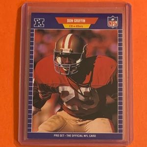 Don Griffin #377 1989 Pro Set Football Trading Card